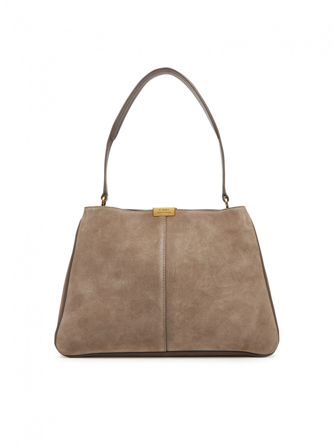 Tommy Hilfiger Kabelka Casual Leather Shoulder Bag Sued AW0AW18201 Béžová